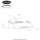 Cosmo 36" Under Cabinet Range Hood with Digital Touch Controls, 3-Speed Fan, LED Lights and Permanent Filters in Stainless Steel COS-KS6U36 - Image 17