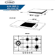 Cosmo 30" Gas Cooktop in Stainless Steel with 5 Sealed Brass Burners 850SLTX-E - Image 9