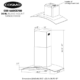Cosmo 30" Ducted Island Range Hood in Stainless Steel with LED Lighting and Permanent Filters COS-668ICS750 - Image 10