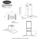 Cosmo 36" Ductless Wall Mount Range Hood - Image 10