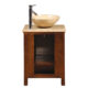 Silkroad Exclusive  22'' Travertine Top Single Sink Bathroom Vanity - HYP-0158-T-22_S29B - Image 3