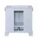 Silkroad Exclusive 36'' Carrara White Marble Top Single Sink Bathroom Vanity - C05036WC_T0136WRC - Image 3