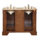 Silkroad Exclusive  48" Double Vanity with Ivory Ceramic Undermount Sinks HYP-0715-T-UIC-48 - Image 4