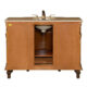 Silkroad Exclusive 48'' Travertine Top Single Sink Bathroom Vanity - HYP-0277-T-UWC-48 - Image 4