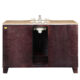 Silkroad Exclusive 55'' Travertine Top Single Sink Bathroom Vanity - HYP-0703-T-UWC-55 - Image 4
