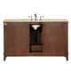 Silkroad Exclusive 60'' Travertine Top Single Sink Bathroom Vanity - HYP-0237-T-UWC-60 - Image 4