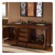 Silkroad Exclusive 72'' Baltic Brown Granite Top Double Sink Bathroom Vanity - HYP-0715-BB-UIC-72 - Image 3