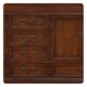 Silkroad Exclusive 72'' Baltic Brown Granite Top Double Sink Bathroom Vanity - HYP-0715-BB-UIC-72 - Image 5