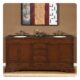 Silkroad Exclusive 72'' Baltic Brown Granite Top Double Sink Bathroom Vanity - HYP-0715-BB-UIC-72 - Image 2