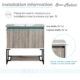 Swiss Madison Marseille 36" Bathroom Vanity in Oak - SM-BV143 - Image 12