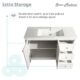 Swiss Madison Cannes 48" Bathroom Vanity in White - SM-BV414 - Image 7