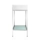 Swiss Madison Pierre 40" Single, Freestanding, Open Shelf, Chrome Metal Frame Bathroom Vanity - SM-BV73C - Image 4