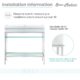 Swiss Madison Pierre 40" Single, Freestanding, Open Shelf, Chrome Metal Frame Bathroom Vanity - SM-BV73C - Image 11