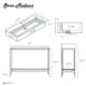 Swiss Madison Pierre 40" Single, Freestanding, Open Shelf, Chrome Metal Frame Bathroom Vanity - SM-BV73C - Image 12