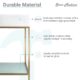 Swiss Madison Pierre 40" Single, Freestanding, Open Shelf, Chrome Metal Frame Bathroom Vanity - SM-BV73C - Image 24