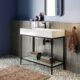 Swiss Madison Pierre 40" Single, Freestanding, Open Shelf, Chrome Metal Frame Bathroom Vanity - SM-BV73C - Image 14