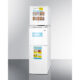 Summit 19" Wide Allergy-Free Refrigerator/General Purpose Refrigerator-Freezer Combination AZRF7W - Image 2