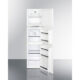 Summit 19" Wide Allergy-Free Refrigerator/General Purpose Refrigerator-Freezer Combination AZRF7W - Image 3