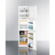 Summit 19" Wide Allergy-Free Refrigerator/General Purpose Refrigerator-Freezer Combination AZRF7W - Image 4