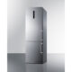 Summit  24" Wide Bottom Freezer Refrigerator FFBF249SS2LHD - Image 2