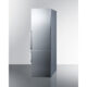 Summit 24" Wide Bottom Freezer Refrigerator With Icemaker FFBF247SSIM - Image 2