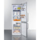 Summit 24" Wide Bottom Freezer Refrigerator With Icemaker FFBF247SSIM - Image 4