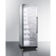 Summit 24" Wide Mini Reach-In Beverage Center with Dolly SCR1401LHRICSS - Image 2