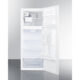Summit 24" Wide Top Mount Refrigerator-Freezer With Icemaker FF1091WIM - Image 3