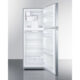 Summit 26" Wide Top Mount Refrigerator-Freezer With Icemaker FF1427SSIM - Image 4