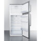 Summit 28" Wide Top Mount Refrigerator-Freezer FF1511SS - Image 3