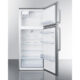 Summit 28" Wide Top Mount Refrigerator-Freezer With Icemaker FF1512SSIM - Image 3