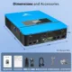 SunGoldPower 10KW 48V Split Phase Solar Inverter Charger SPH10K48SP - Image 6