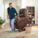 UltraComfort UC476 Marbella Medium Zero Gravity Powered Lift Recliner Chair Sutton - Image 7