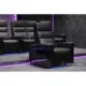 Valencia Monza Carbon Fiber Home Theater Seating Row of 3 - Image 13