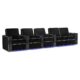 Valencia Naples Elegance Home Theater Seating Row of 5 - Image 2