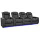 Valencia Tuscany XL Luxury Edition Home Theater Seating Row of 4 - Image 5