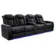 Valencia Tuscany XL Luxury Edition Home Theater Seating Row of 4 - Image 3