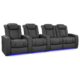 Valencia Tuscany XL Luxury Edition Home Theater Seating Row of 4 - Image 8