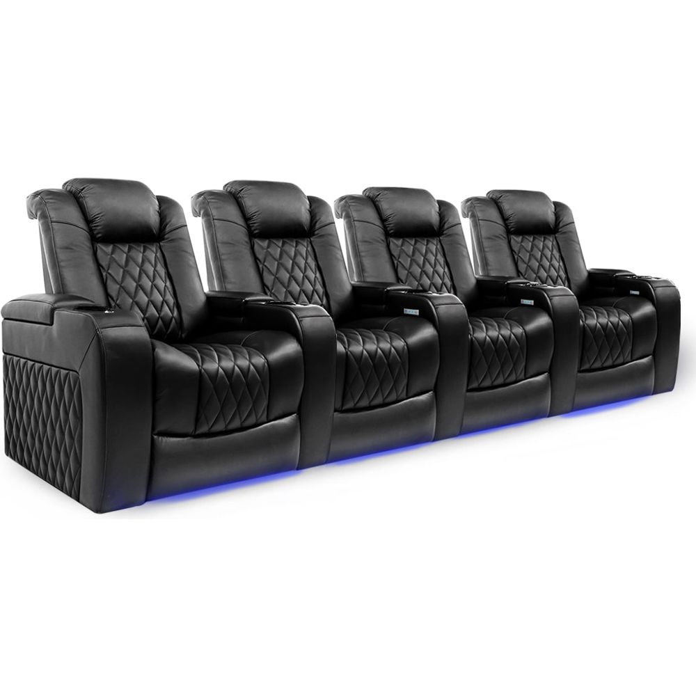 images Valencia Tuscany Home Theater Seating Row of 4 - Image 1
