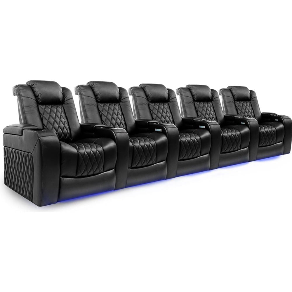 images Valencia Tuscany Home Theater Seating Row of 5 - Image 1