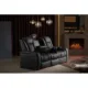 Valencia Tuscany Luxury Console Home Theater Seating Row of 3 - Image 7