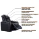 Valencia Tuscany Single Home Theater Seating - Image 4