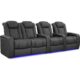 Valencia Tuscany Ultimate Edition Home Theater Seating Row of 4 - Image 11