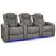 Valencia Tuscany Vegan Edition Home Theater Seating Row of 3 - Image 4