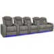 Valencia Tuscany Vegan Edition Home Theater Seating Row of 5 - Image 9