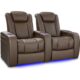 Valencia Tuscany Vegan Edition Home Theater Seating Row of 2