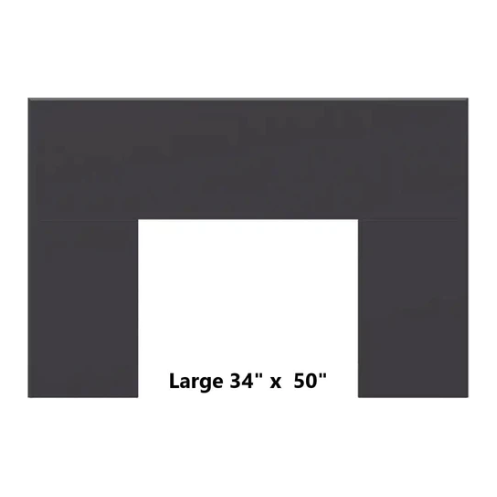 images Ventis 34" x 50" Large Faceplate for HEI240 Wood Burning Fireplace - VBA1551 - Image 1