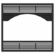 Ventis Rustic Style Faceplate for ME300 Wood Burning Fireplace - VBA1520