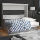 Horizontal Murphy Bed with Desk, Queen Size, White | Leto Muro - Image 2